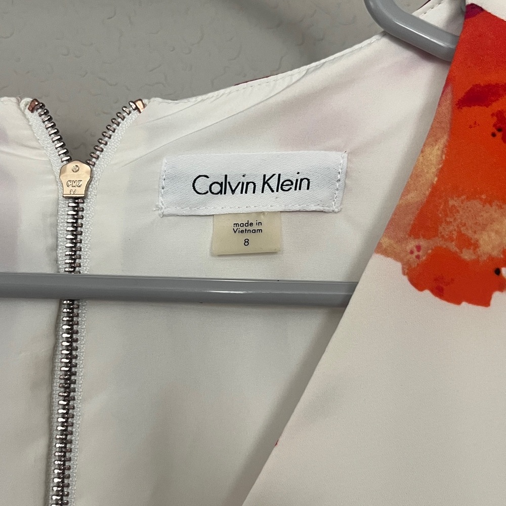 Calvin Klein Floral V-Neck Sundress - Picture 4 of 7